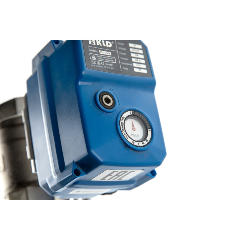 Кран с сервоприводом KLD200 2-х 1 1/4” 220V