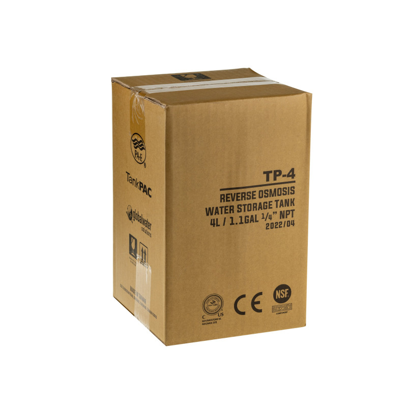 Накопительный бак TP-4 1 gal (4 л) TankPac metal  1/4'' NPT (кран в комплекте)