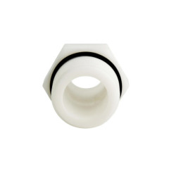 Ниппель с канавкой 1"х1" пластик