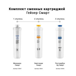 Комплект картриджей Гейзер Смарт
