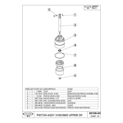 60106-00US Piston Assy 3150/3900