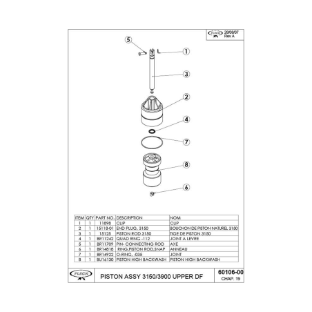 60106-00US Piston Assy 3150/3900