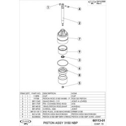 60113-01US Piston Assy 3150NBP