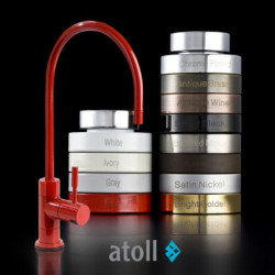 Кран питьевой atoll A-8883-CP LED (хром)