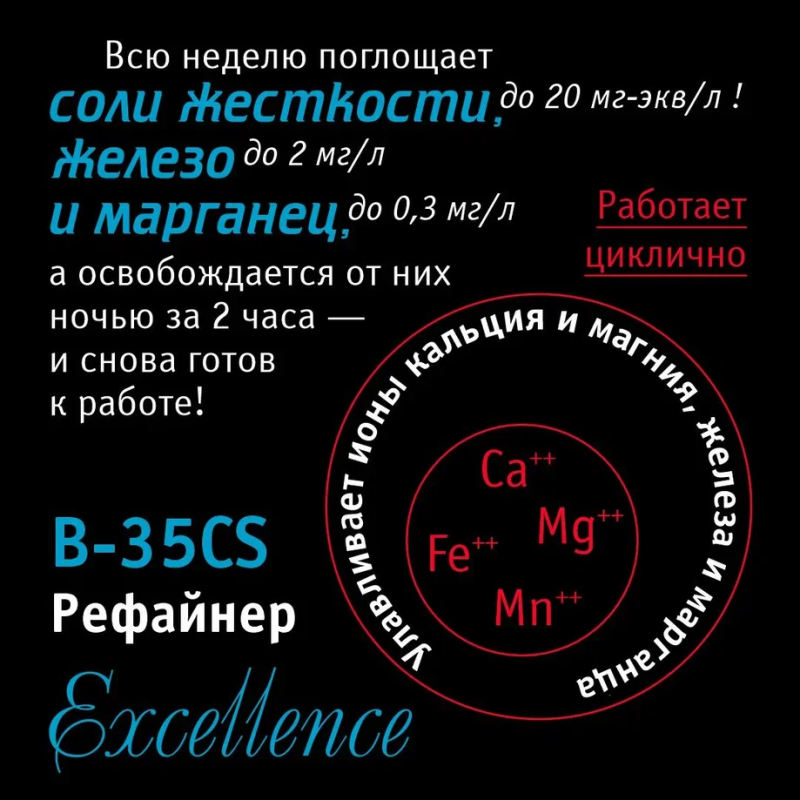 Система очистки воды atoll Excellence B-35CS (умягчение, сорбция, удаление хлора)