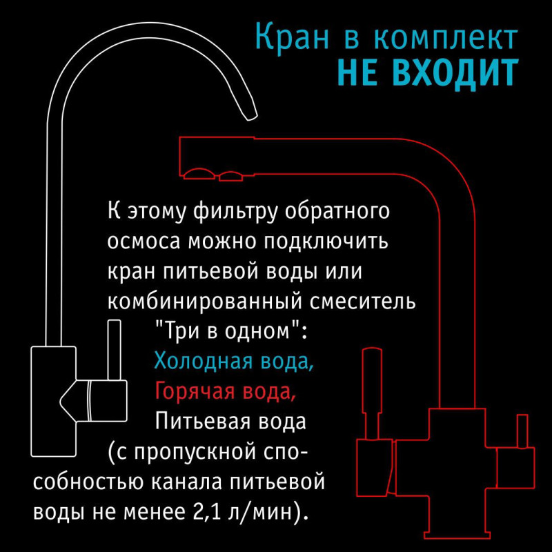 Прямоточная система обратного осмоса atoll Twist M (без крана)