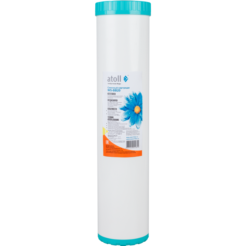 Картридж Atoll WS-BB20 — умягчение воды без накипи | EcoBoss