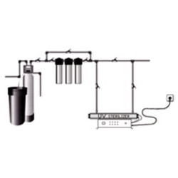 Установка обеззараживания воды SDB-110 - 55w, 2 Lamps TOPAQUA