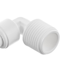 Фитинг угловой 1/4" - 3/8" трубка-резьба ME0406