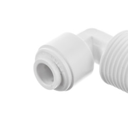 Фитинг угловой 1/4" - 3/8" трубка-резьба ME0406