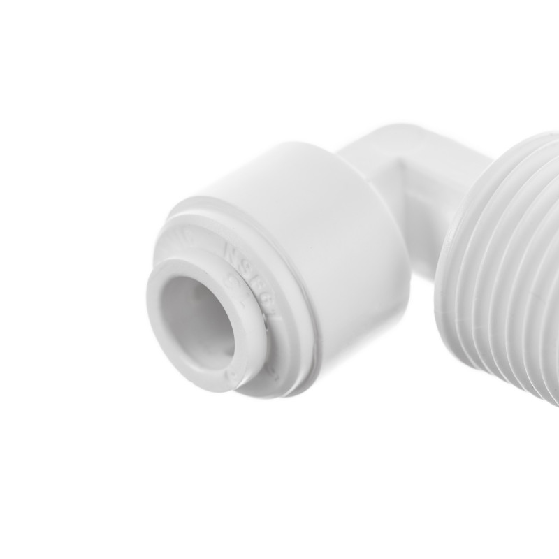 Фитинг угловой 1/4" - 3/8" трубка-резьба ME0406