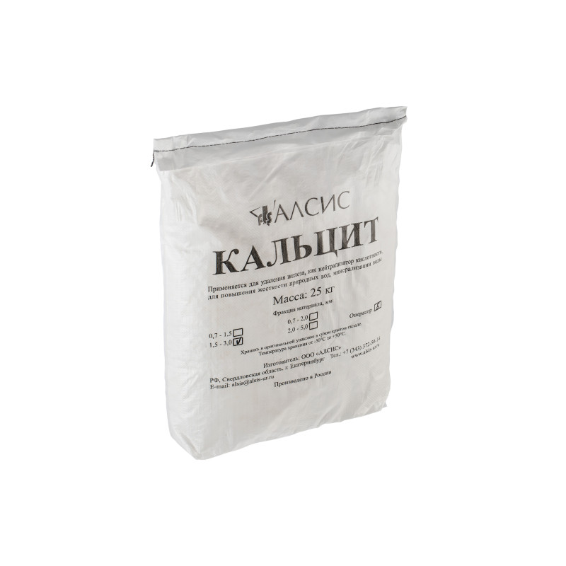 Кальцит (фр.1,5-3,0 мм), 30кг
